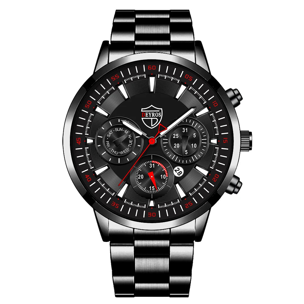 Man Business Casual Quartz Watch