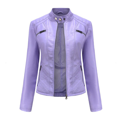 Women’s Slim Leather Jacket