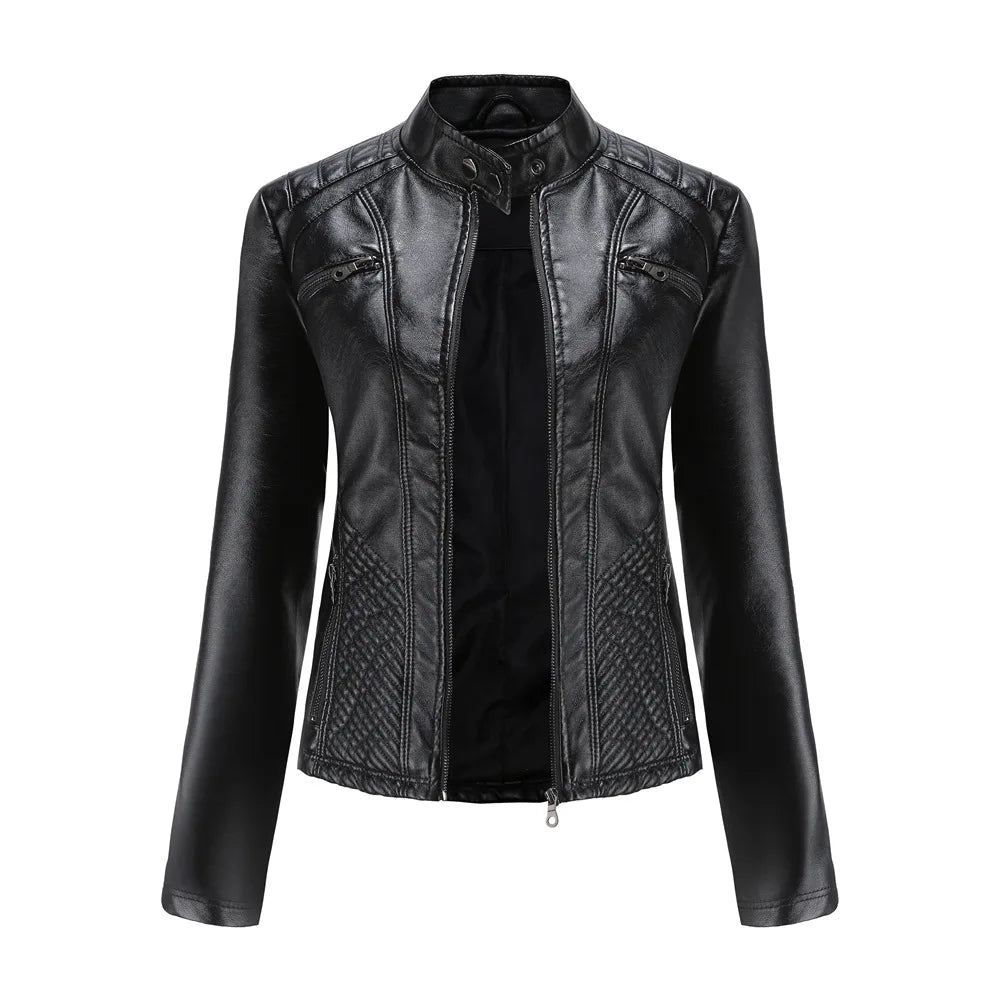 Women’s Slim Leather Jacket