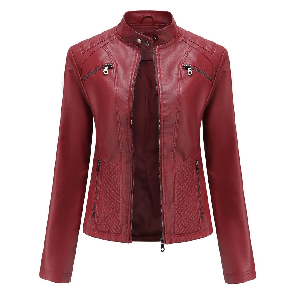 Women’s Slim Leather Jacket