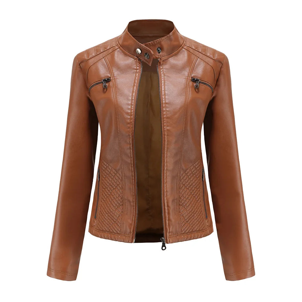 Women’s Slim Leather Jacket