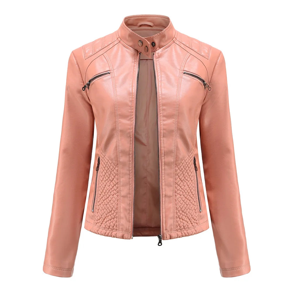 Women’s Slim Leather Jacket
