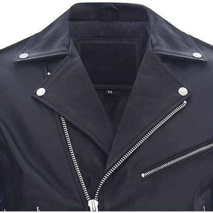 Imitation Lambskin Leather Jacket