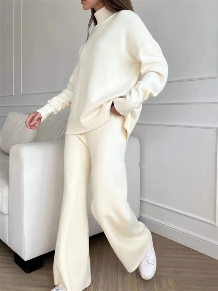 Autumn Winter 2 Pieces Women Tracksuit