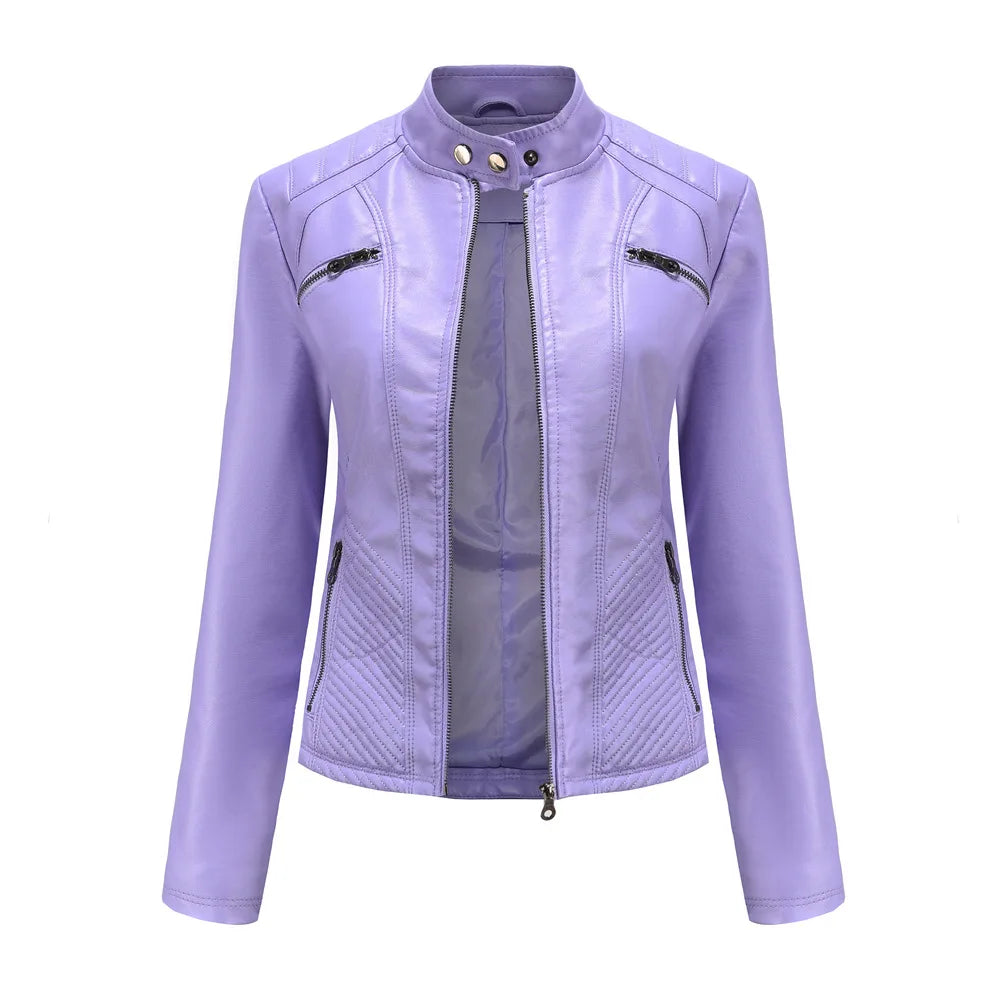 Women’s Slim Leather Jacket