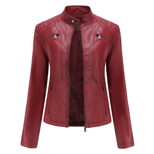 Women’s Slim Leather Jacket