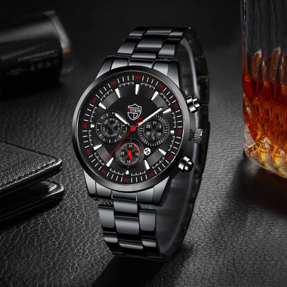 Man Business Casual Quartz Watch