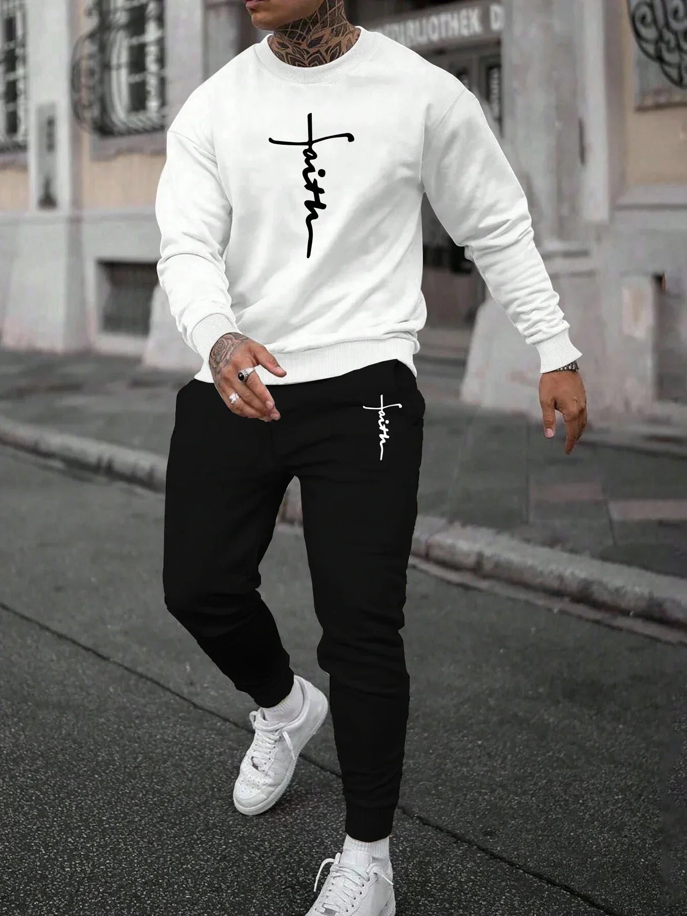 Casual Autumn Winter Men's Tracksuit