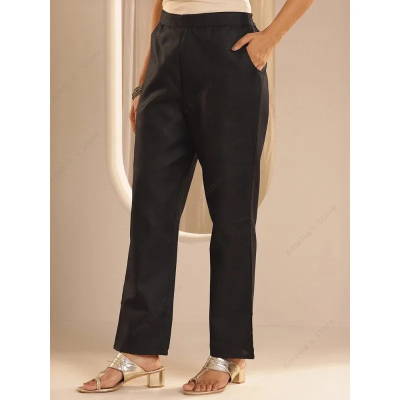 Women's Black Jacquard 3-PCS Suit