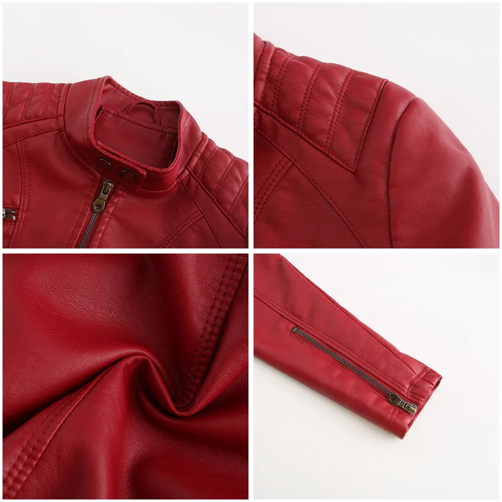 Women’s Slim Leather Jacket