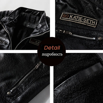 Men’s Winter Leather Jacket