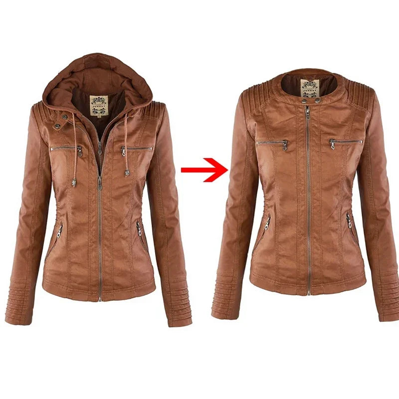 Women’s Faux Leather Jacket