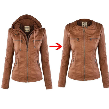 Women’s Faux Leather Jacket