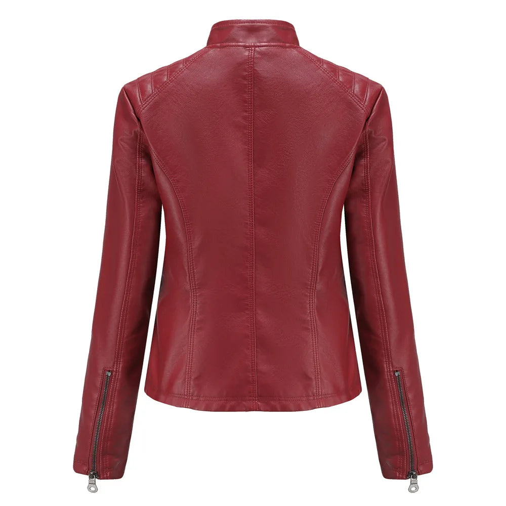 Women’s Slim Leather Jacket