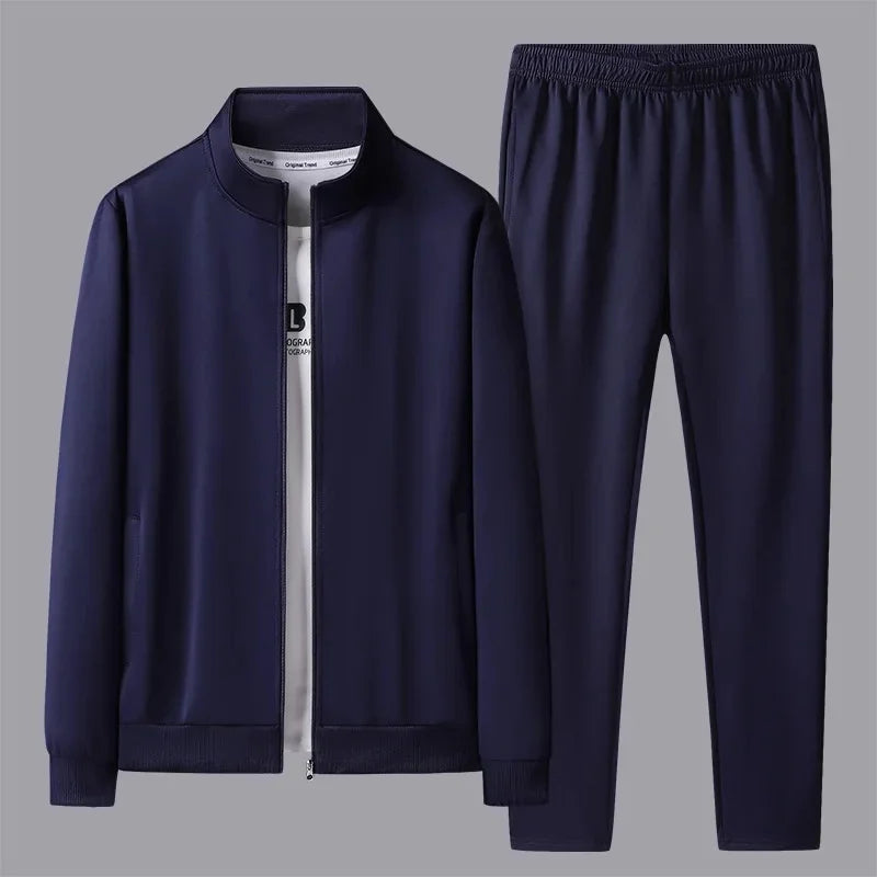 Men’s Casual Zipper Tracksuit