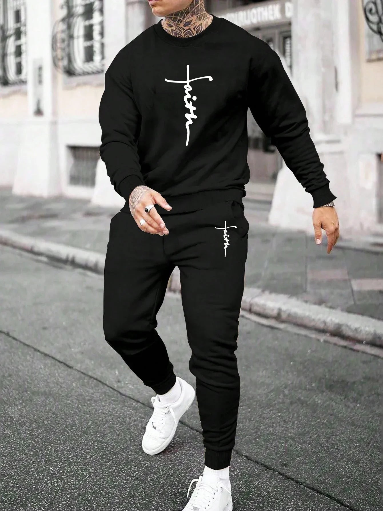 Casual Autumn Winter Men's Tracksuit