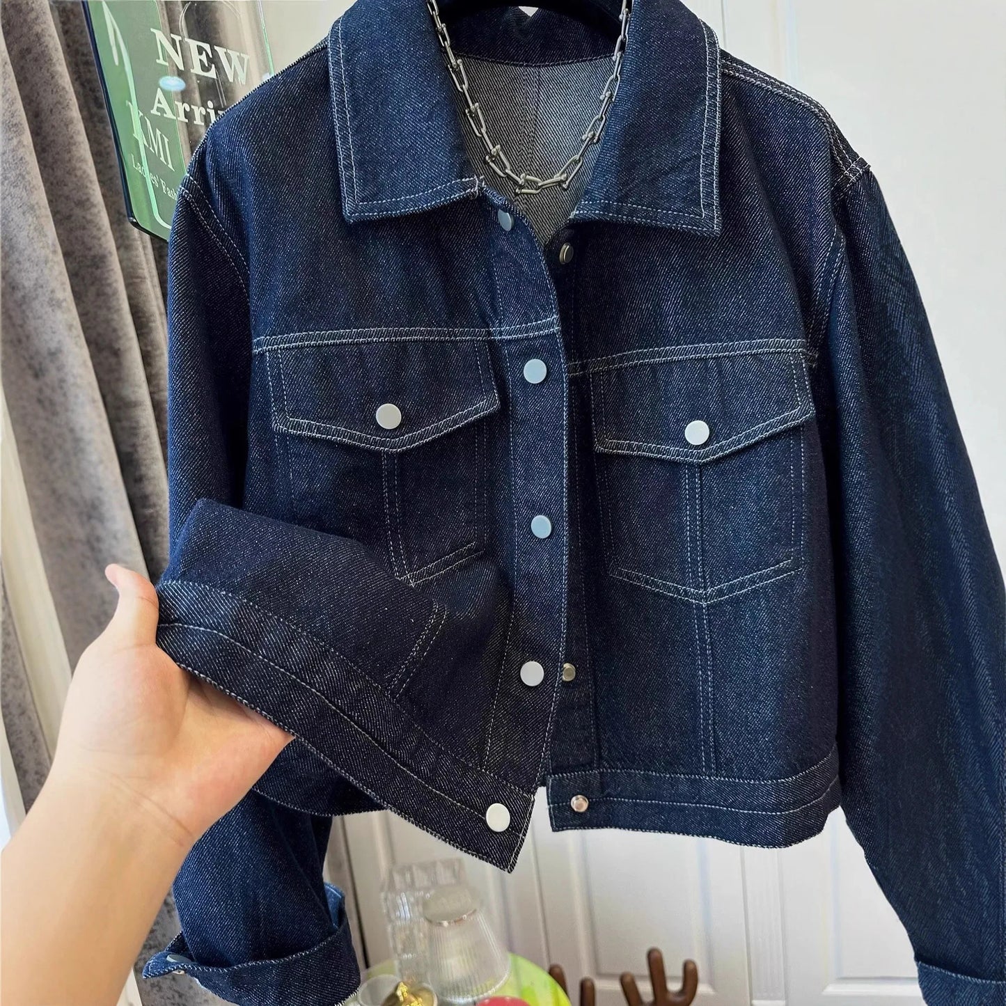 Women's Short Style Denim Jacket