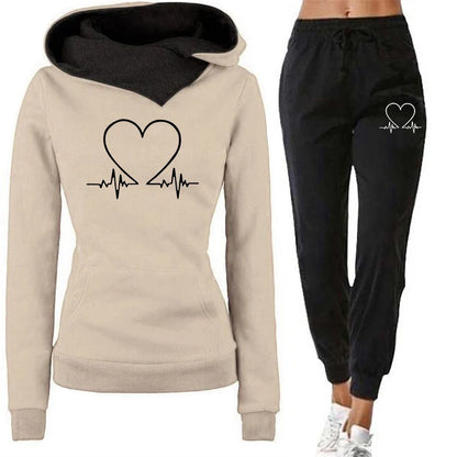 Winter Woman Warm Tracksuit
