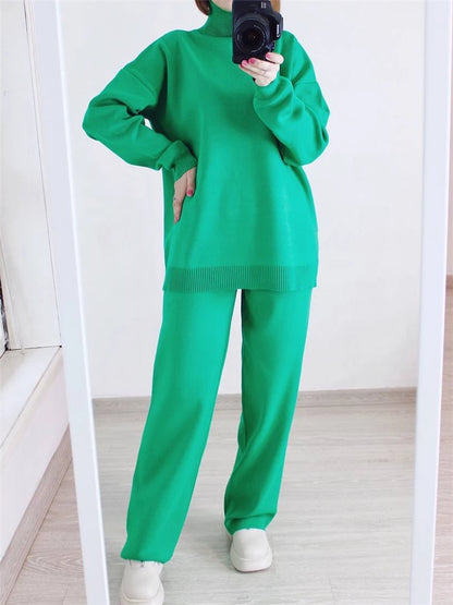 Autumn Winter 2 Pieces Women Tracksuit