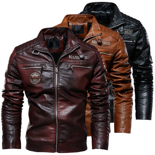 Men’s Winter Leather Jacket