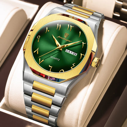 Luxury Week Calendar Man Wristwatch