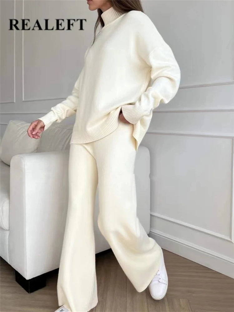 Autumn Winter 2 Pieces Women Tracksuit